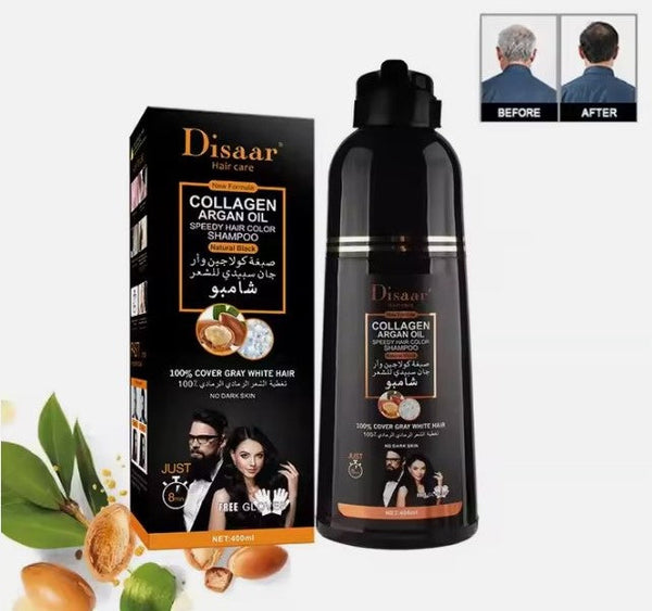 Shampooing Disaar anti-cheveux blanc au collagène - 500 ml