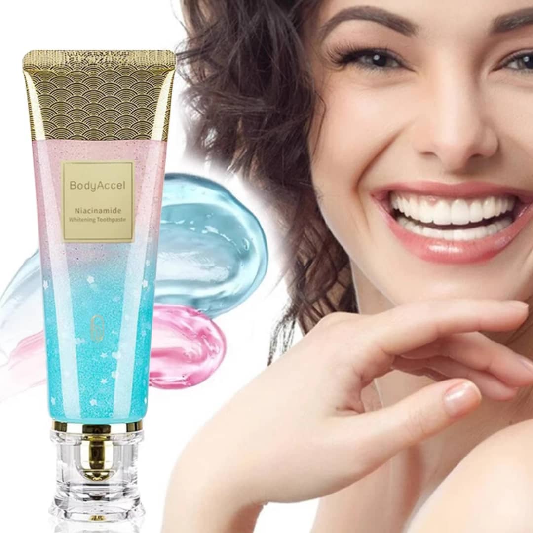 YECUCE DENTIFRICE BLANCHISSANT à la Niacinamide – Sourire Éclatant & Fraîcheur Mentholée